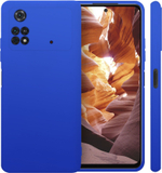 Мягкий Soft Touch чехол из силикона для XIAOMI POCO M4 PRO 4G с бархатной подкладкой