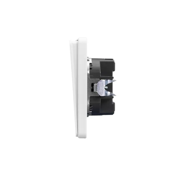 Выключатель двухклавишный KRANZ Miele Round Перламутр KR-78-0706-1