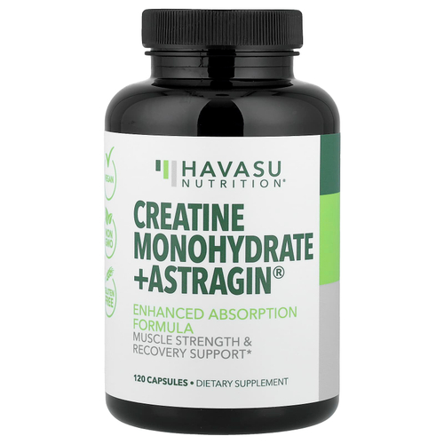Havasu Nutrition, моногидрат креатина и Astragin®, 120 капсул