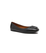 Кожаные балетки georgia TORY BURCH - черный(86721)