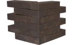 Кирпич клинкерный, полнотелый Plinfa Iron 2804, 270x85x50