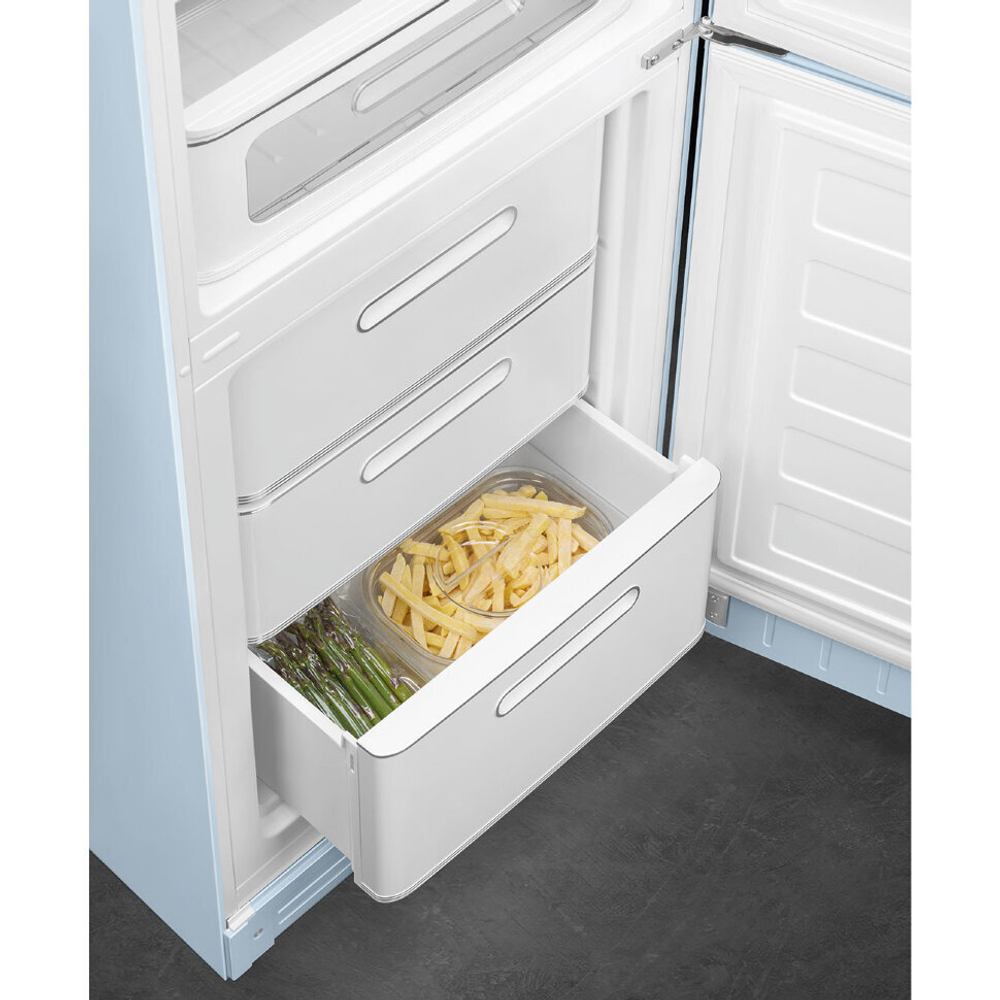 Отдельностоящий двухдверный холодильник Smeg FAB32RPB5