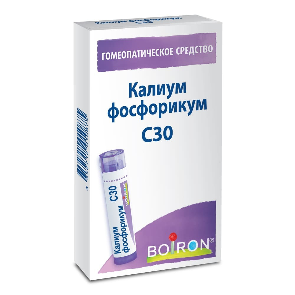 Калиум фосфорикум (Kalium phosphoricum) C30 Буарон