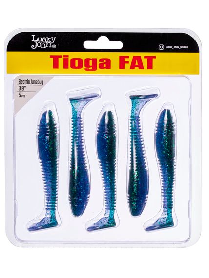 Виброхвосты съедоб. искусст. LJ Pro Series TIOGA FAT 3.9in (10.00)/Z13 5шт.