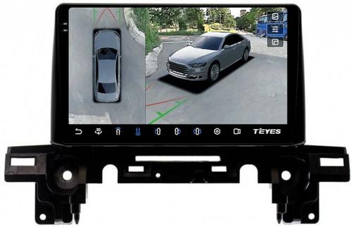 Магнитола для Mazda CX-5 KF 2017-2024+, CX-8 - Teyes CC3-2K-360 на Android 10, Быстрая, 2K QLED, CarPlay, 4G SIM-слот, 4 камеры в комплекте