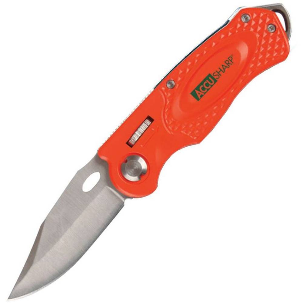 Нож складной AccuSharp Sport Knife оранжевый