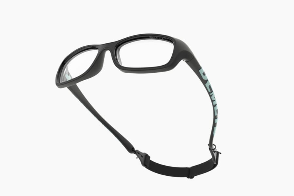 Спортивные очки с диоптриями Demetz Softness R / Black Light Mint / для детей до 10 лет