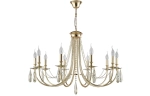 Люстра Crystal Lux VICTORIA SP10 GOLD/AMBER 3340/310