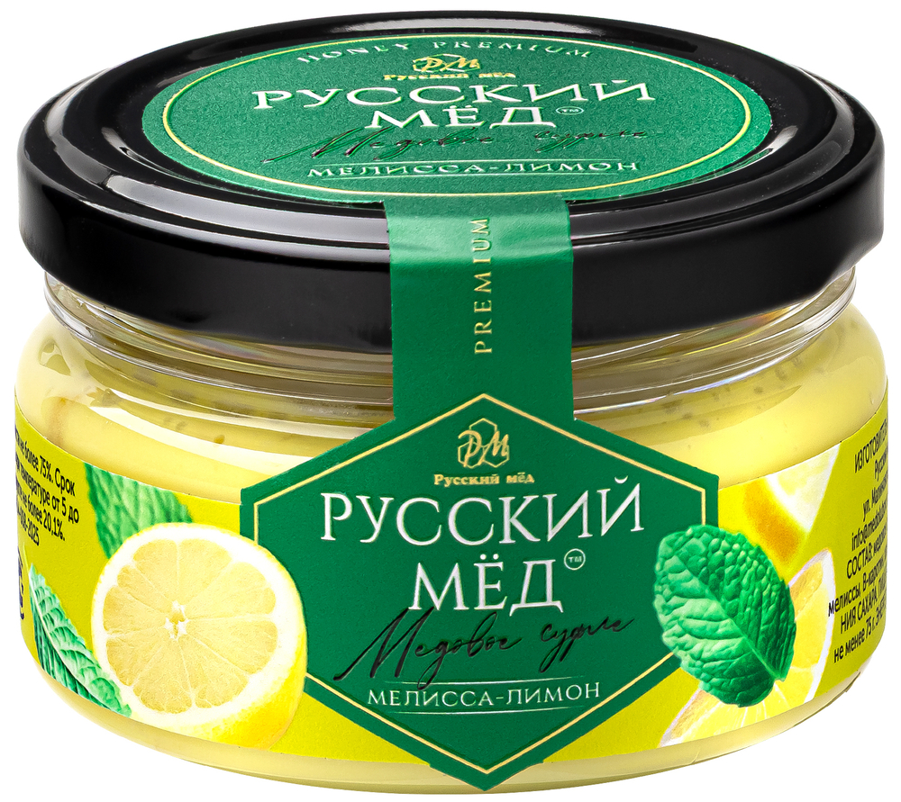 Медовое суфле мелисса и лимон Русский мёд 100 мл