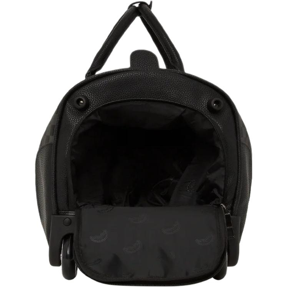 SPRAYGROUND Artificial Leather Trolley Bag 20 Inch Unisex Black