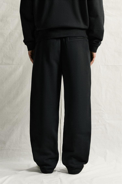 ZARA БРЮКИ-ДЖОГГЕРЫ RELAXED FIT, ЧЕРНЫЙ