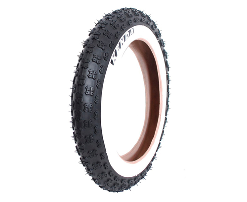 Покрышка 12 1/2"х2 1/4 (62-203) (новый арт K50 средний ЧЕРНО-БЕЛАЯ (25) KENDA