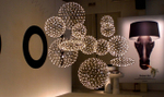 Pendant design lamp Raimond Zafu by Moooi (Silver,  D 75 cm)