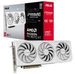 Видеокарта ASUS Radeon RX 9070 XT PRIME OC WHITE (PRIME-RX9070XT-O16G-WHITE)