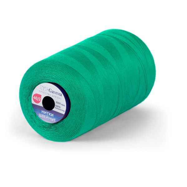 Нитки универсальные Gamma 40/2, 4570 м (5000 ярд) / 1 кат., 242 т.бирюзовый