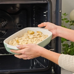 KitchenAid Керамическое блюдо 33x19,5x7,5 см + фисташковая крышка EAN 4894871028746