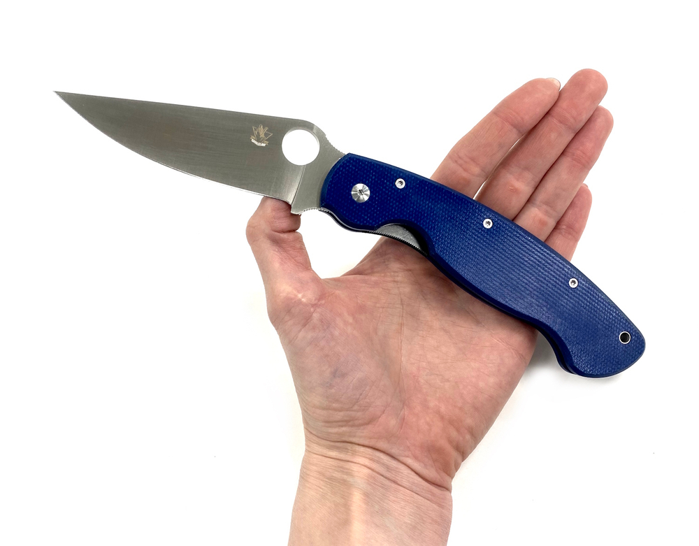 Нож складной Боец 4, D2, G10, Blue, S-4