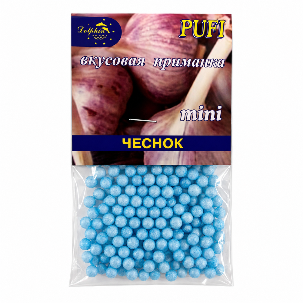 Насадка рыболовная PUFFI mini ЧЕСНОК (10шт/уп) #23