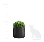 Кашпо CONE NERO
