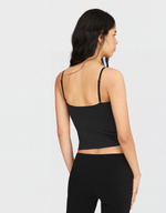 Женский облегающий топ на бретелях - BERSHKA