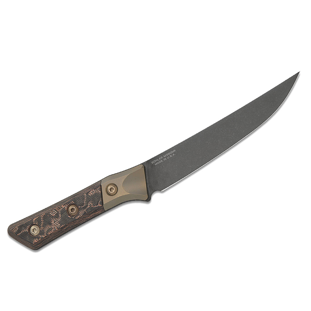 Кухонный нож Microtech Kitchen Boning, сталь M390MK, 3100B-1DLCLWCFS