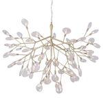 Подвесной светильник Crystal Lux EVITA SP63 GOLD/TRANSPARENT