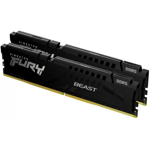 Оперативная память DIMM DDR5 16Gb, 5600Mhz, 2x8Gb, Kingston FURY Beast Black (KF556C36BBEK2-16)