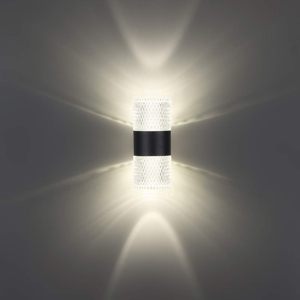 Уличный настенный светодиодный светильник 359294 STREET NT24 000 черный IP65 LED 14W 4000K  175-265V ESTIMA
