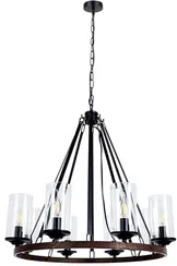 Подвесная люстра Dalim A7014SP-8BK Arte Lamp