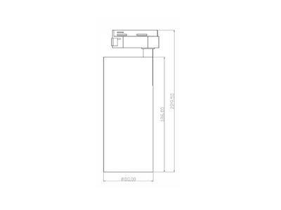 Спот для трековыx систем серия TL3P, Черный, 30Вт, 3000K, TL3P-BL-30-WW