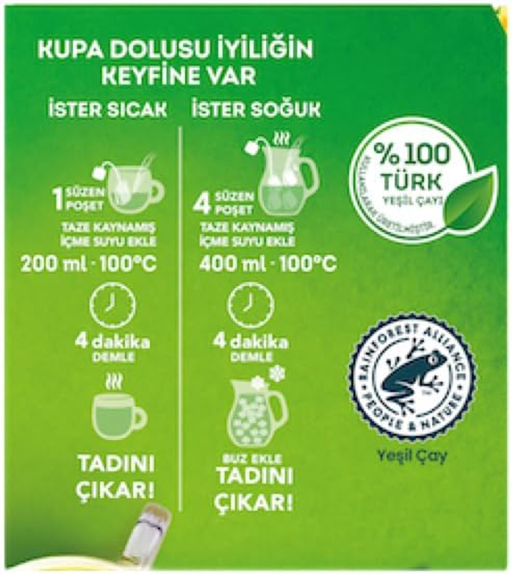 Lipton Зеленый чай Osmantus Flower Garden с цветочными нотами, 18 пакетиков, 27 г (Турция)