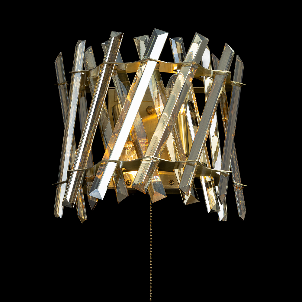 Citilux Ингвар CL334423 Бра хрустальное с выключателем Бронза