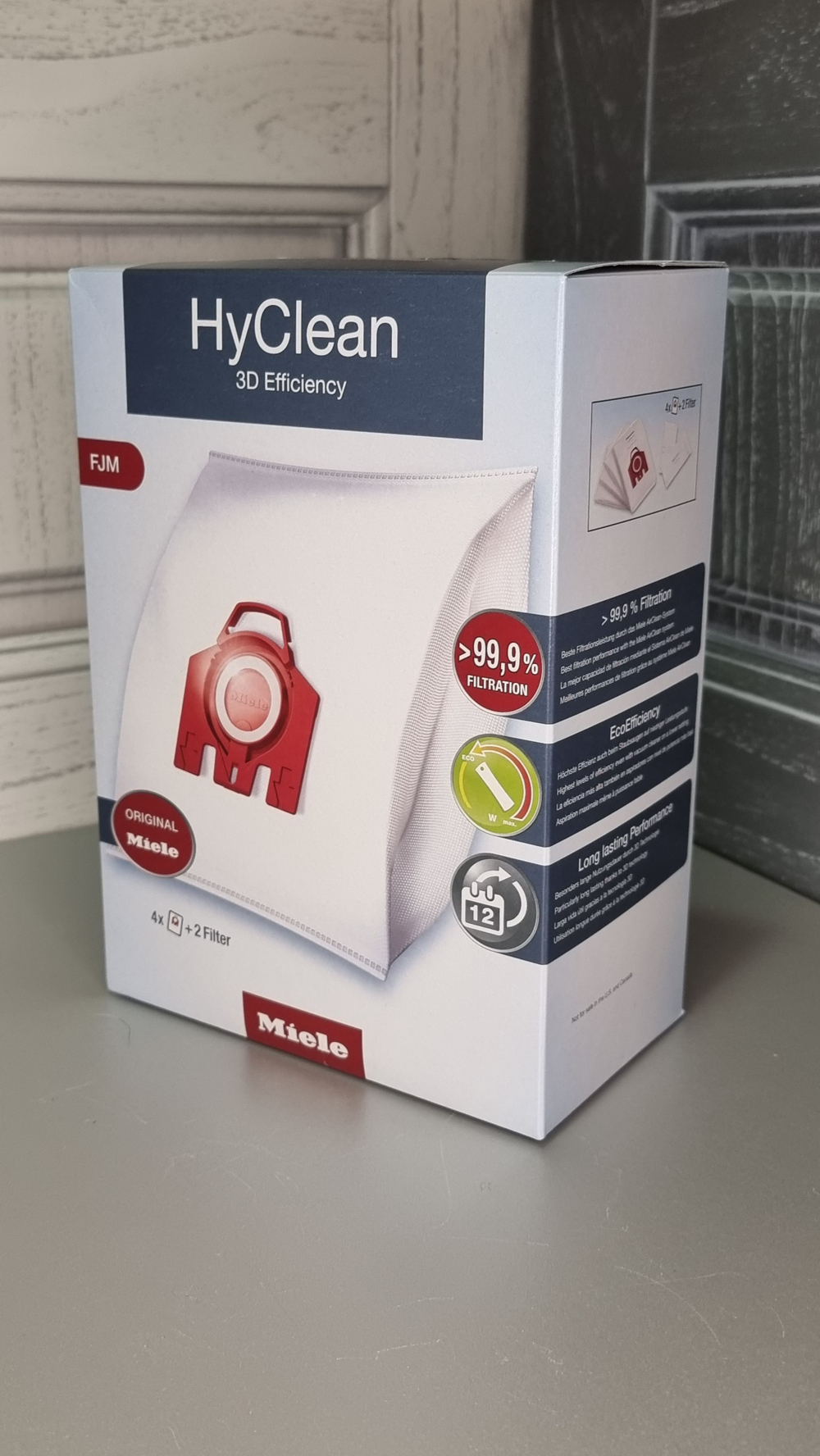 Сменные вакуумные мешки для пылесосов Miele FJM AirClean 3D Efficiency (Из Финляндии)