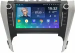 Магнитола для Toyota Camry 50 2011-2014 (рамка с крутилками и кнопками) - Teyes CC2 PLUS монитор 9" QLED, Android 10, Быстрая, SIM-слот