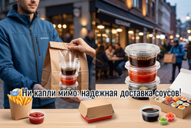 🥣 Ни капли мимо: надежная доставка соусов!