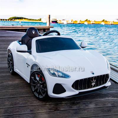 Детский электромобиль "Maserati GC-SPORT", S302 белый