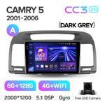 Teyes CC3 2K 9"для Toyota Camry 2001-2006