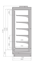 Шкаф морозильный BRANDFORD ODISSEY Slim Portable 250