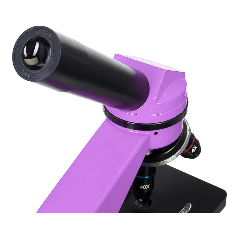 Микроскоп Levenhuk Rainbow 2L Amethyst\Аметист - крупный план окулярной насадки WF10x