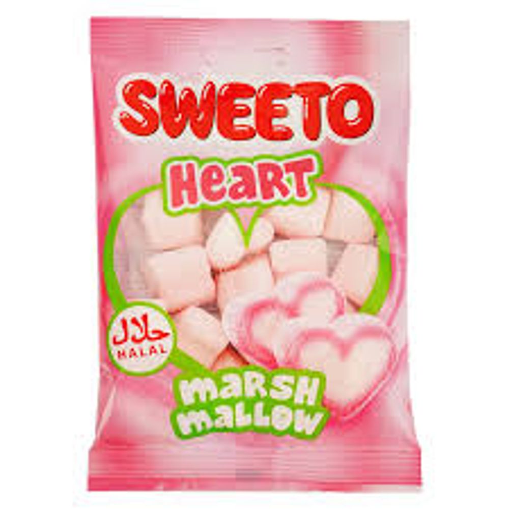 Маршмеллоу SWEETO Сердечки 30г