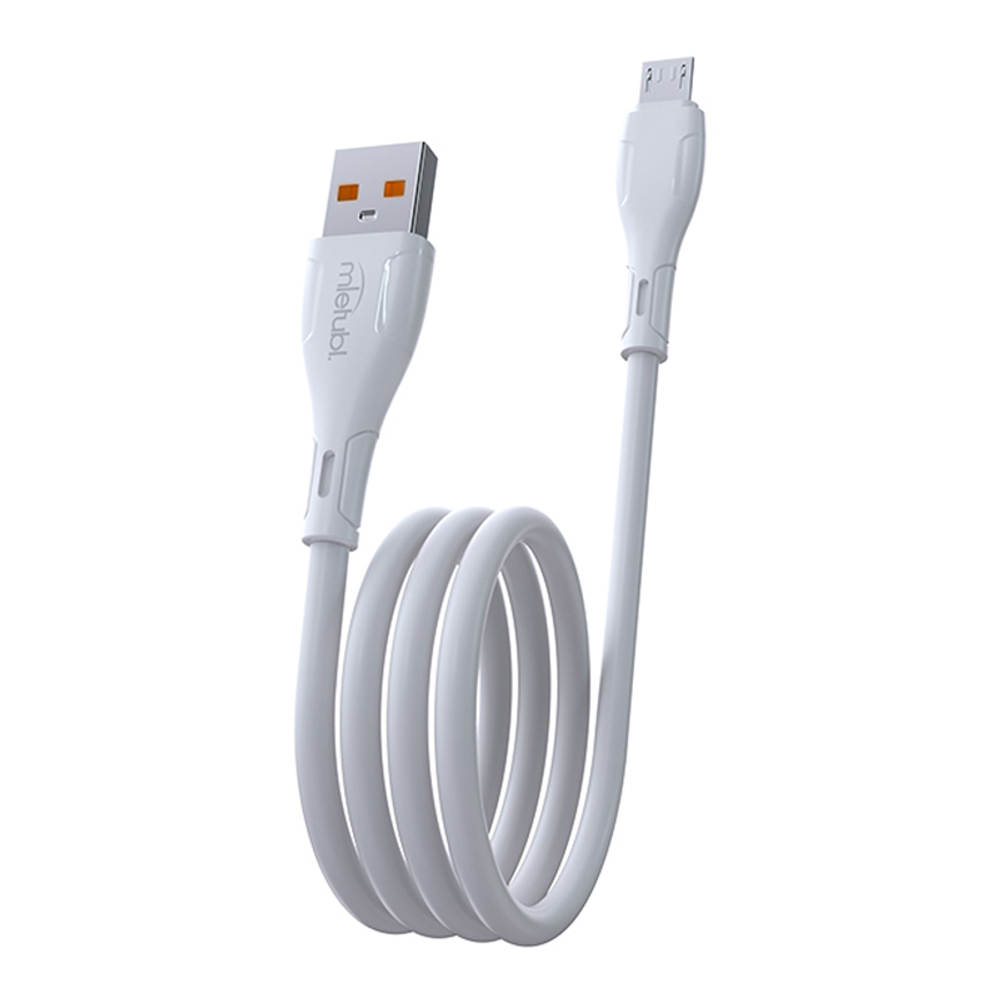 Кабель Mietubl MTB-DCUMB01 USB-microUSB 2.4A 1м PVC White
