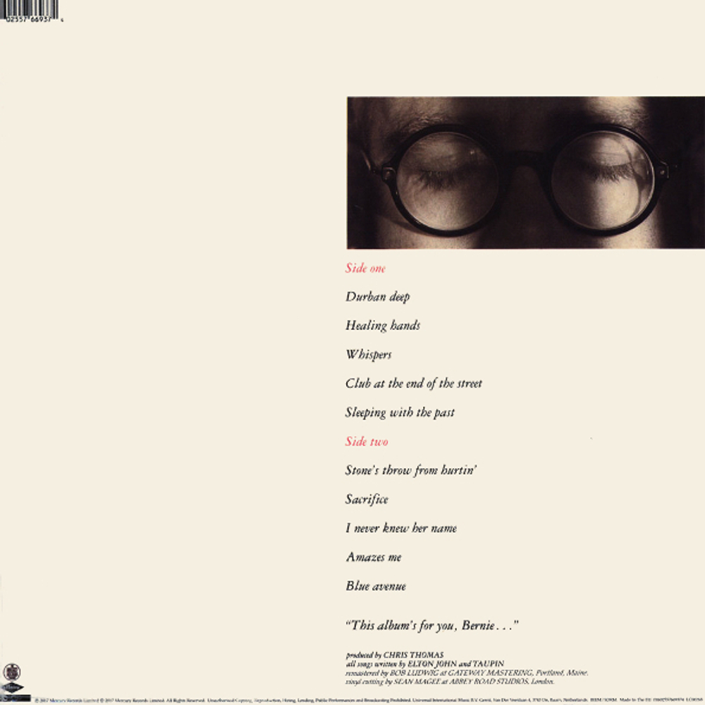 Elton John / Sleeping With The Past (LP)