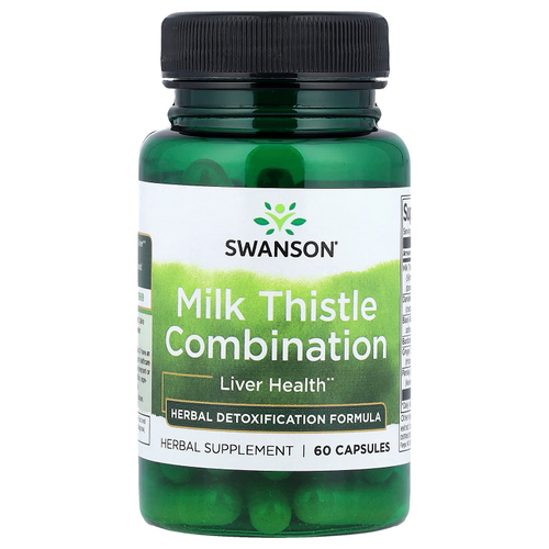Swanson Vitamins, смесь расторопши, 60 капсул