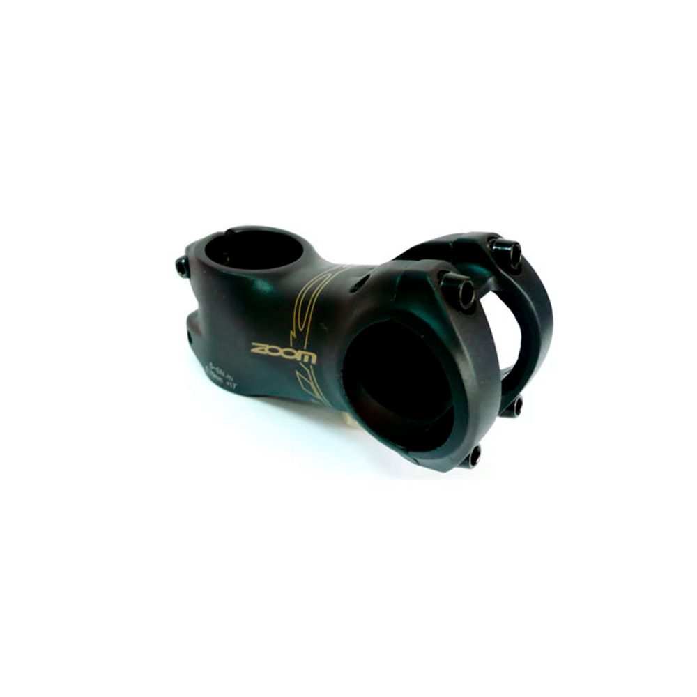 Вынос руля ZOOM 1-1/8",  L-50мм, -12°, под руль ?31.8, черный, кованный алюм.