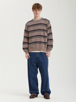 Мужской Свитер (Round-neck) Striped Velvet