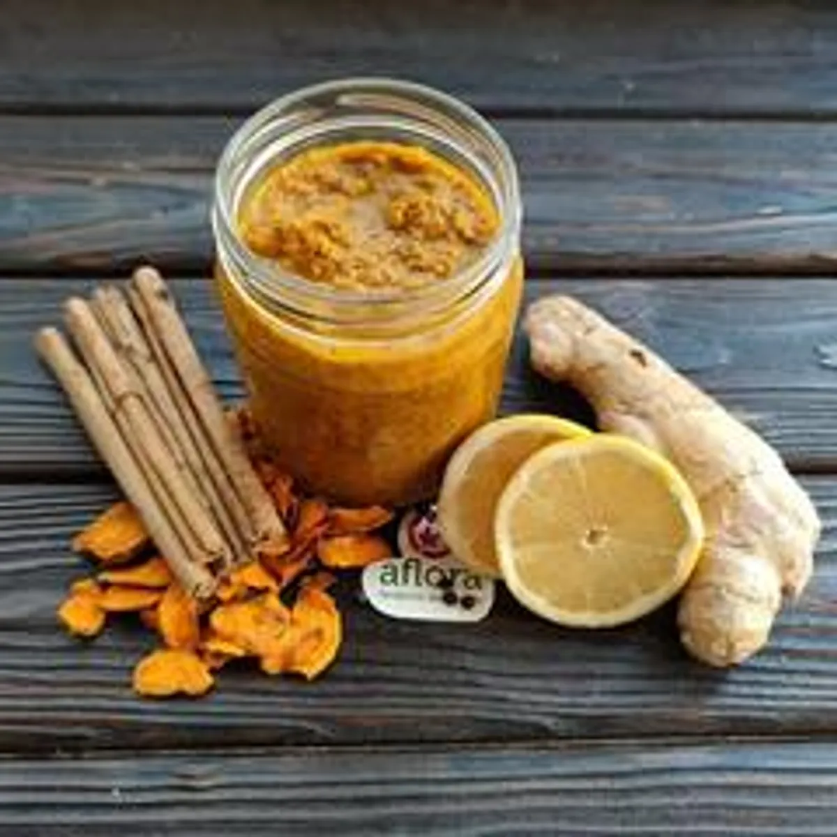 Имбирная смесь для иммунитета с куркумой и корицей / 550 г