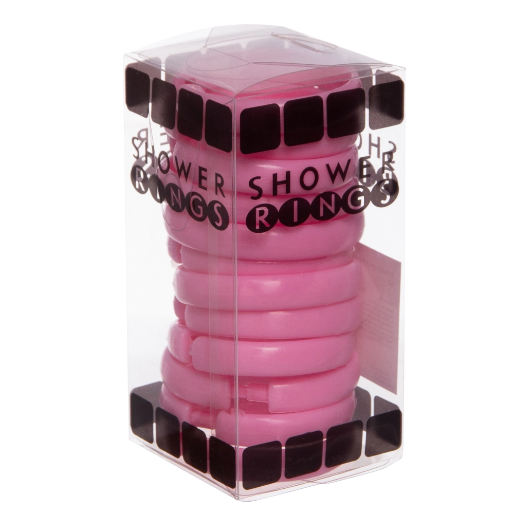 Набор колец для штор 12шт розовые Q2