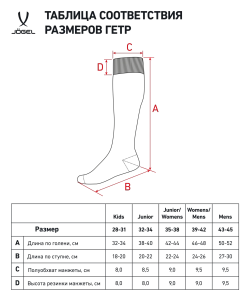 Гетры футбольные Match Socks, гранатовый