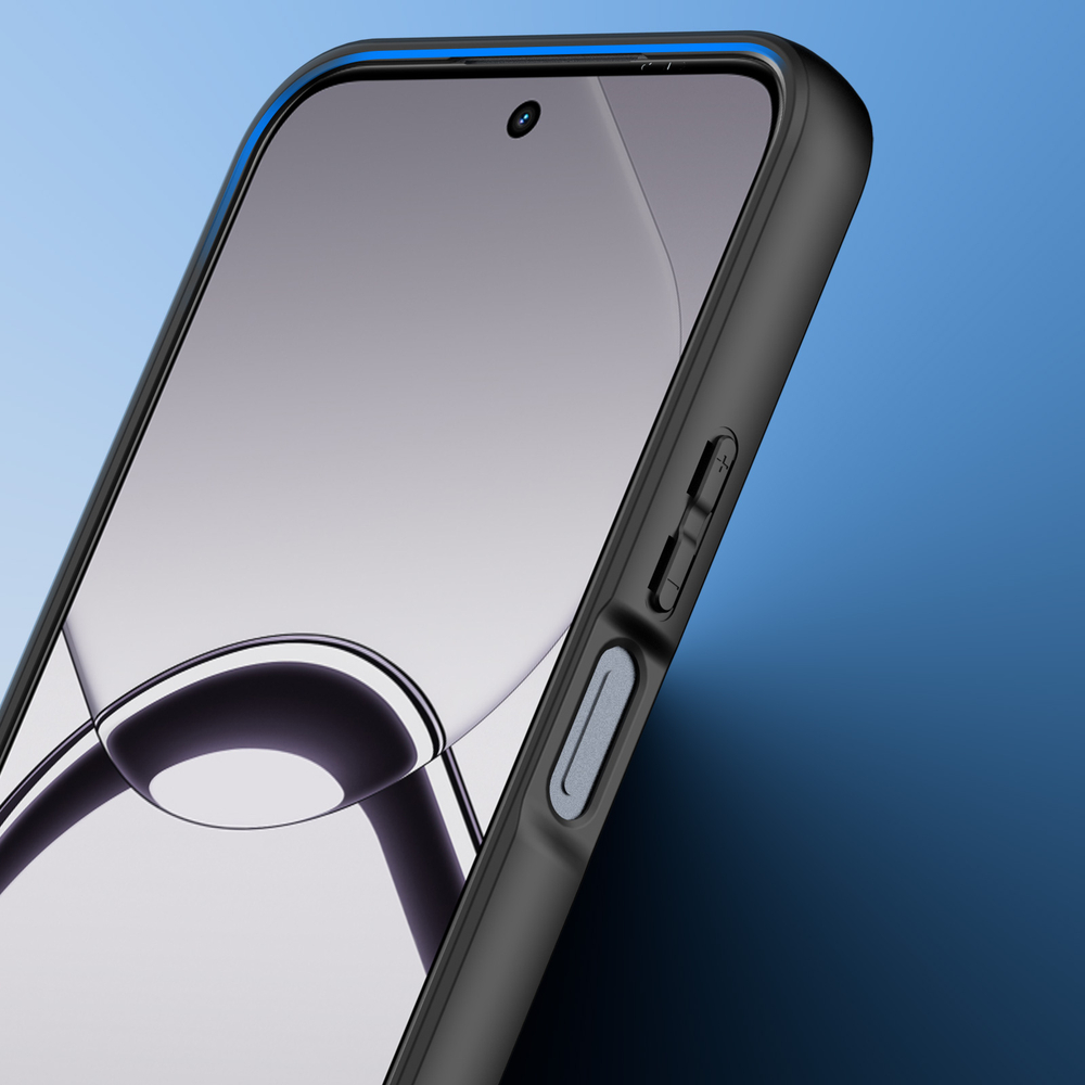 Чехол прозрачный с черными рамками для Realme 16T, серия Aimo Series Case от Dux Ducis