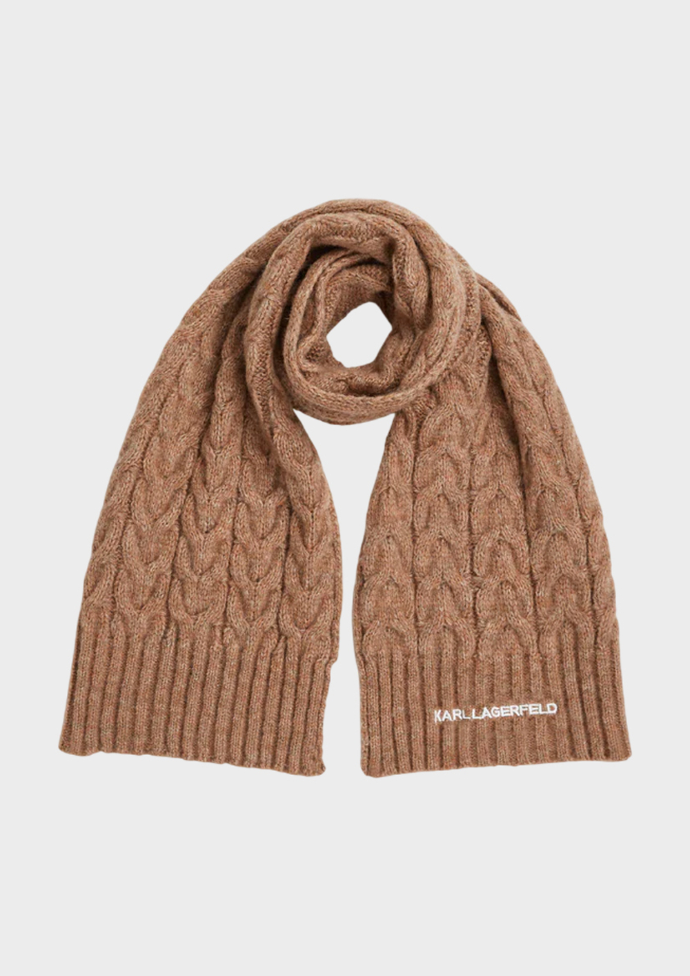 Шарф KARL LAGERFELD K/Essential Cable Knit Scarf